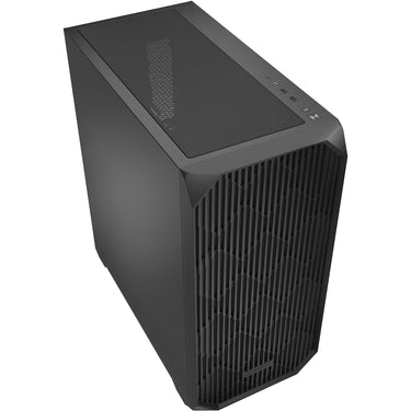 Sharkoon ak3 midi tower behuizing (zwart | 2x usb-a | 1x usb-c)