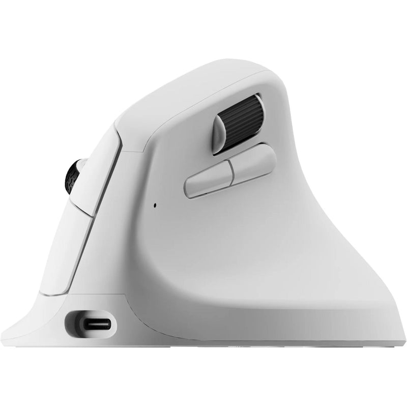 Afbeelding laden in galerijviewer, Keychron m5 wireless ergonomic mouse (wit, 100 tot 30.000 dpi, 8000hz, 2,4 ghz bluetooth usb)
