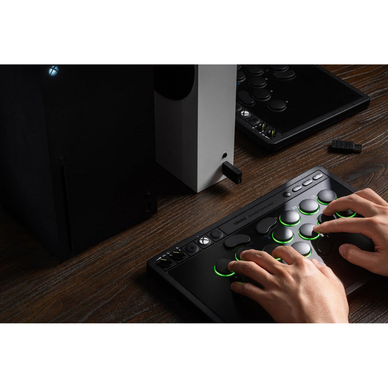 Chargez l'image dans la visionneuse de la galerie, 8bitdo arcade controller for xbox (zwart, 2.4 ghz usb, xbox series x|s, xbox one, pc)
