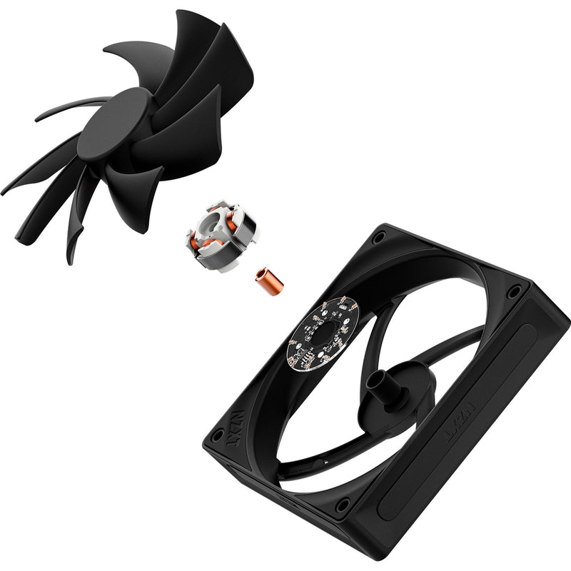 Load image into Gallery viewer, Nzxt f120q case fan (zwart, 120 x 120 x 25 mm, pwm)
