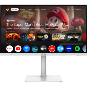 Msi modern md272upsw 27 4k uhd monitor (wit, hdmi, displayport, 2x usb-a, usb-c, wi-fi 5, bt, rj-45)