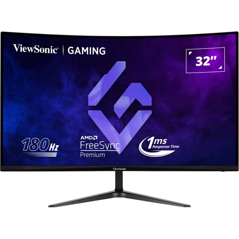 Load image into Gallery viewer, Viewsonic vx3218c-2k 32 curved gaming monitor (zwart, 2x hdmi, 1x displayport, 180 hz)
