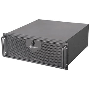 Silverstone rm42-502 rack behuizing (zwart | 2x usb-a 3.2 (5 gbit s) | 1x usb-c 3.2 (5 gbit s) | 2x audio)