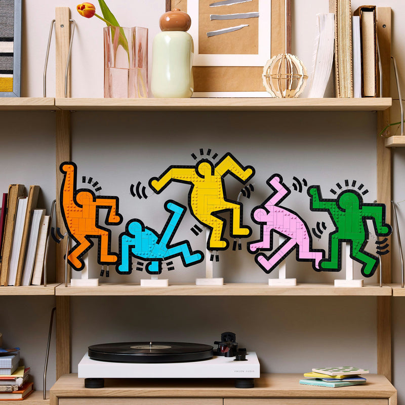 Load image into Gallery viewer, Lego art 31216 keith haring dansende figuren
