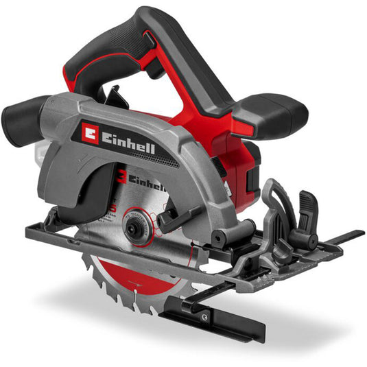 Einhell accucirkelzaag te-cs 18 165-2 li - solo handcirkelzaag (rood zwart, power x-change, accu en oplader niet inbegrepen)