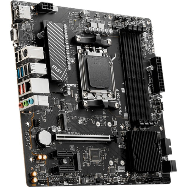 Load image into Gallery viewer, Msi pro b650m-p socket am5 moederbord (zwart, raid, 2.5 gb-lan, sound, µatx)
