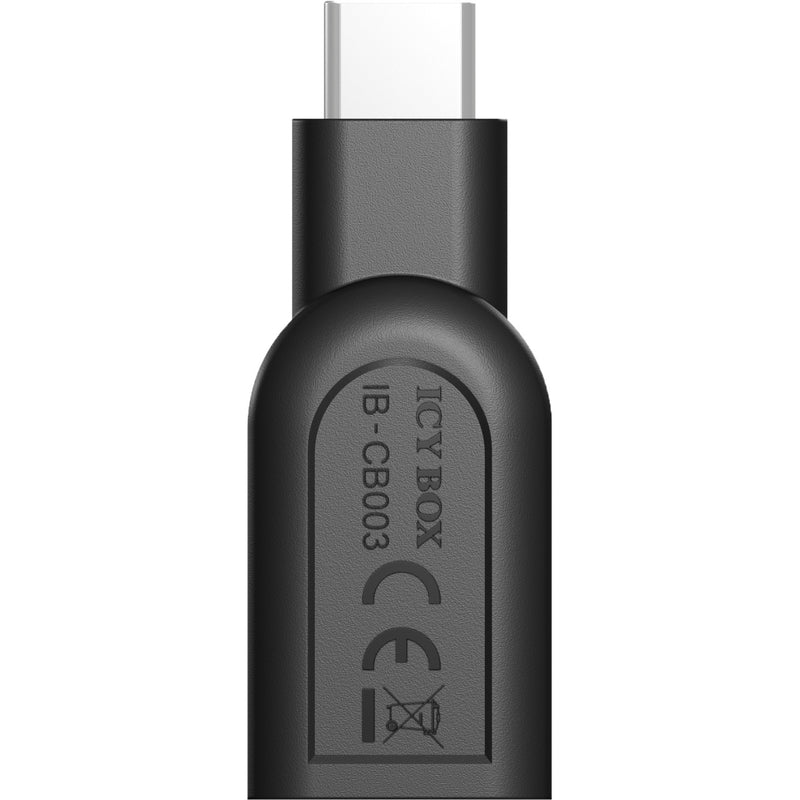 Load image into Gallery viewer, Icy box ib-cb003 usb 3.0 type-c plug naar usb 3.0 type-a adapter (zwart)
