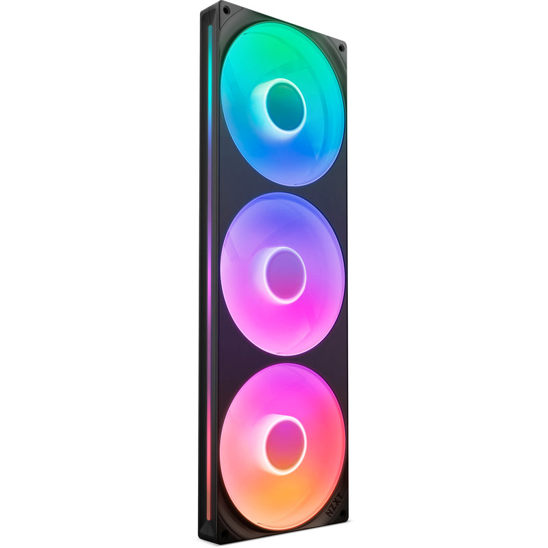 Load image into Gallery viewer, Nzxt f420 rgb core case fans (zwart, 3 stuks, 420 x 140 x 26 mm)
