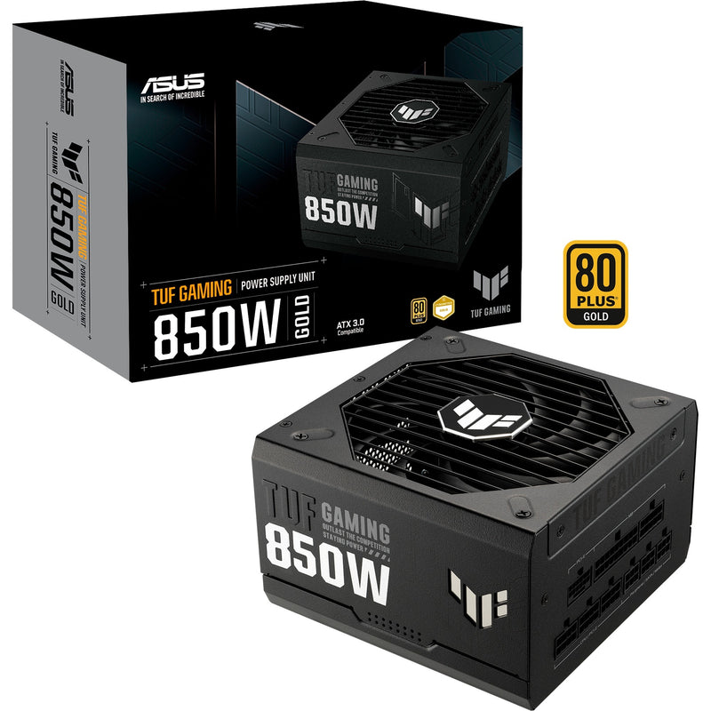 Load image into Gallery viewer, Asus tuf gaming gold modulaire 850 watt voeding (zwart, 1x 12v-2x6, 3x pcie)
