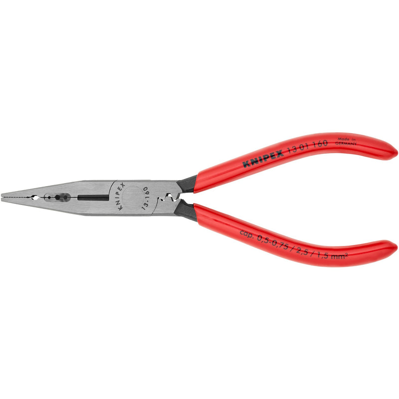 Load image into Gallery viewer, Knipex bedradingstang 13 01 160 (rood, lengte 160mm, krimpen 0,5 tot 2,5mm²)
