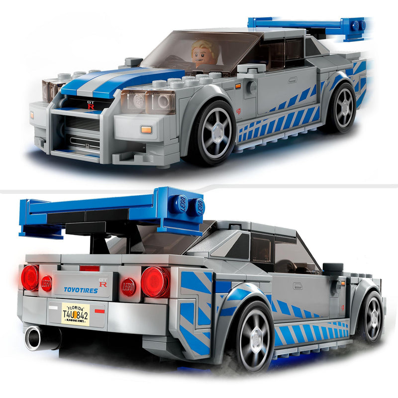 Load image into Gallery viewer, Lego speed champions 76917 2 fast 2 furious nissan skyline gt-r (r34)
