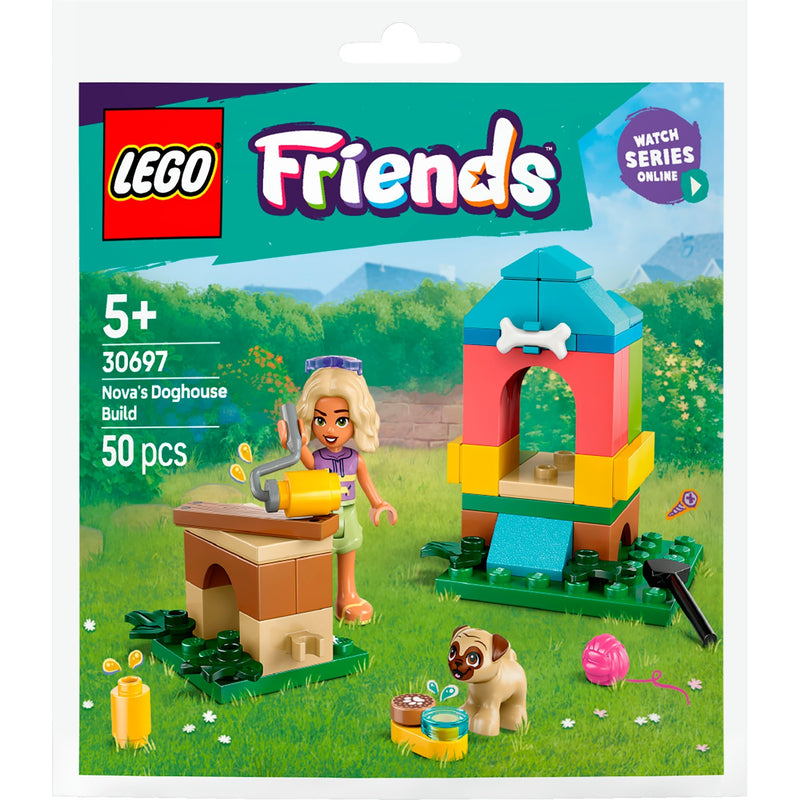 Load image into Gallery viewer, Lego friends - nova's zelfgebouwde hondenhok constructiespeelgoed (30697)
