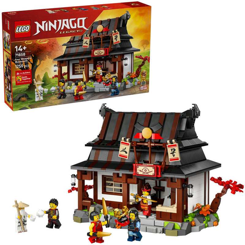 Load image into Gallery viewer, Lego ninjago 71858 15-jarig jubileum: smederij de vier wapens
