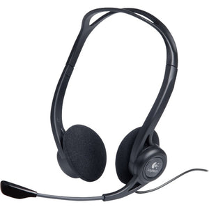 Pc headset logitech 960 zwart stereo binaural