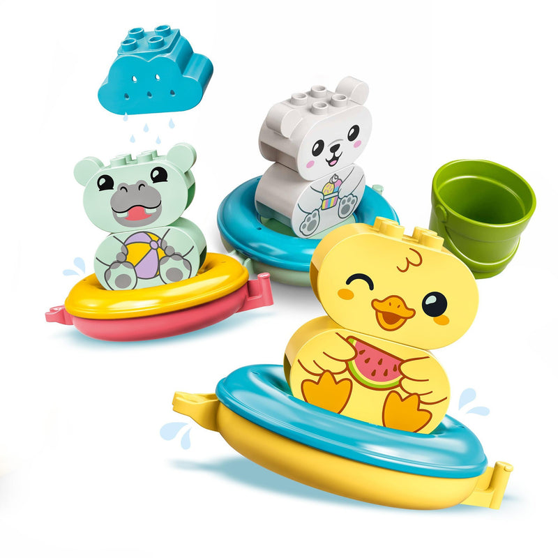 Load image into Gallery viewer, Lego duplo - pret in bad: drijvende dierentrein constructiespeelgoed (10965)
