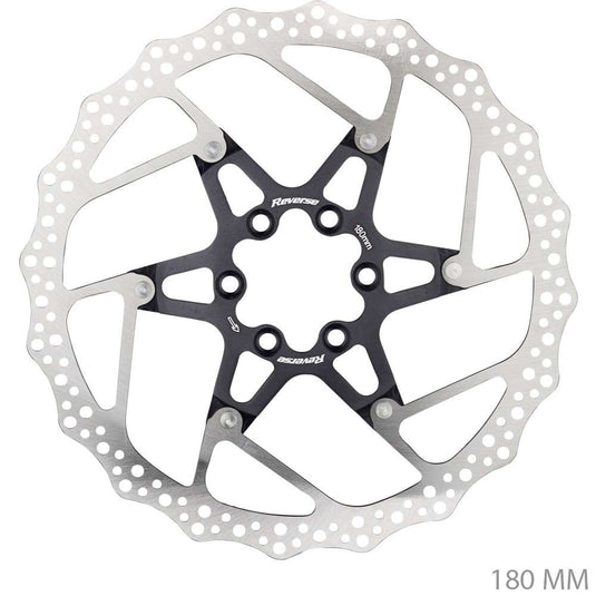 Reverse components aluminum steel brake disc