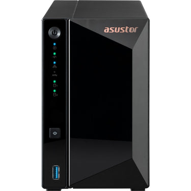 Asustor drivestor 2 pro gen2 nas (zwart, usb)