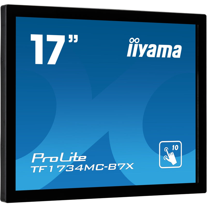 Load image into Gallery viewer, Iiyama prolite tf1734mc-b7x 17 touchscreen monitor (zwart, hdmi, displayport, vga, usb-b, rj-45)
