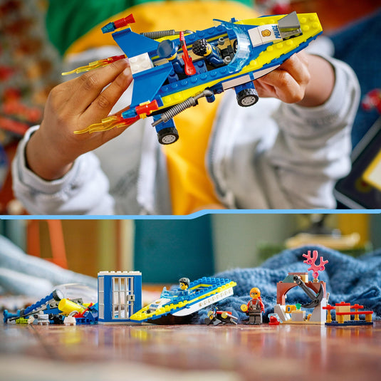 Lego city - waterpolitie recherchemissies constructiespeelgoed (60355)