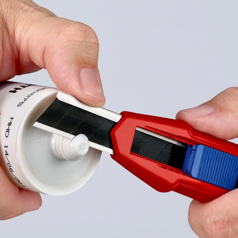 ギャラリービューアに画像をロードする, Knipex cutix universele mes stanleymes (rood blauw, incl. 2 mesbladen)
