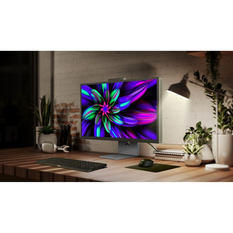 ギャラリービューアに画像をロードする, Philips brilliance 27e3u7903 27 5k uhd monitor (grijs, hdmi, 2x usb-a, usb-c, thunderbolt 4, rj-45, webcam)
