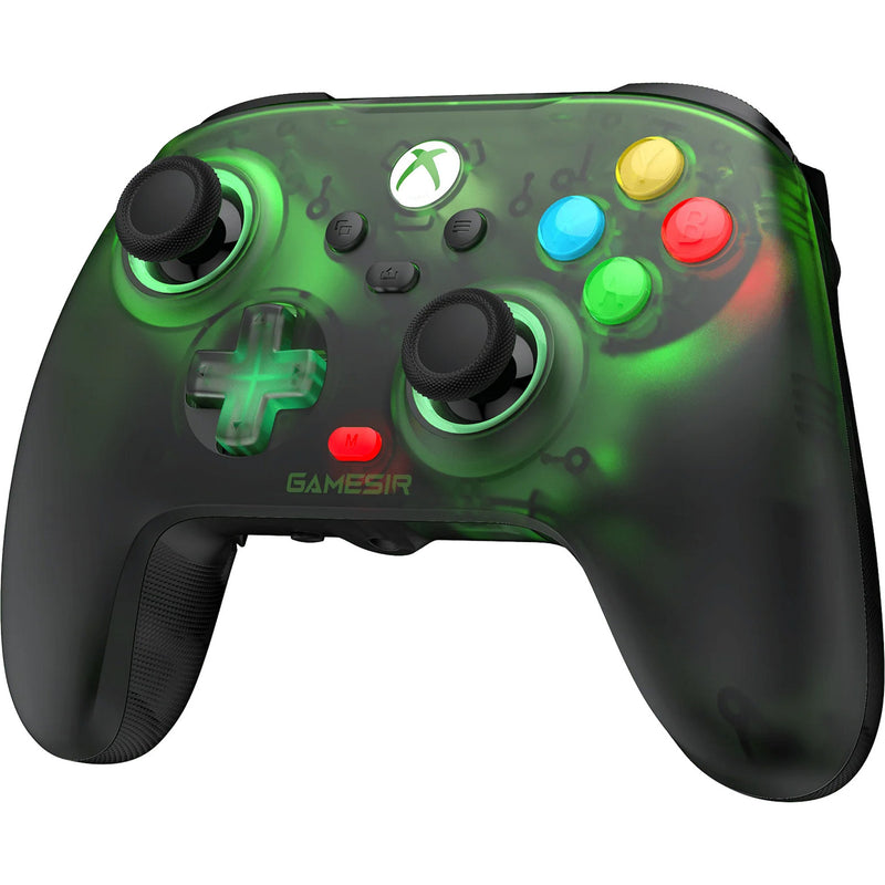 Chargez l'image dans la visionneuse de la galerie, Gamesir g7 pro wireless controller - retro green (donkergroen transparant, xbox series x|s, xbox one, android, pc, 2.4ghz bluetooth usb)
