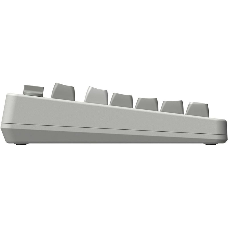 Load image into Gallery viewer, 8bitdo retro mechanical keyboard m edition, gaming toetsenbord (grijs donkerrood, us lay-out, kailh box white, tkl, bluetooth low energy, wireless 2.4g, usb)
