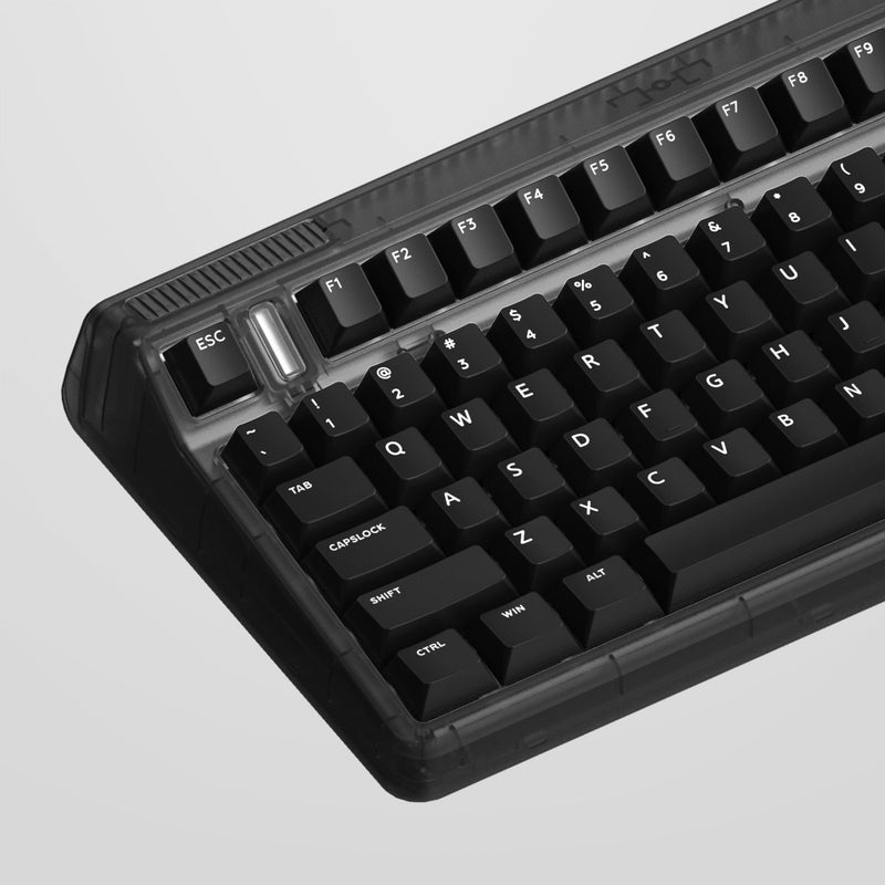 Load image into Gallery viewer, Iqunix og80 dark side wireless mechanical keyboard, gaming toetsenbord (zwart, us lay-out, cherry mx brown, rgb leds, 80% (tkl), hot-swappable, pbt, 2.4ghz | bluetooth 5.1 | usb-c)
