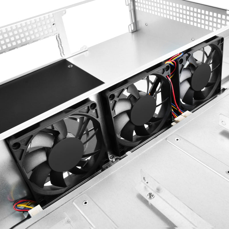 Chargez l'image dans la visionneuse de la galerie, Silverstone rm21-308 rack behuizing (zwart | 1x usb-a 2.0 | 1x usb-a 3.2 (5 gbit s))
