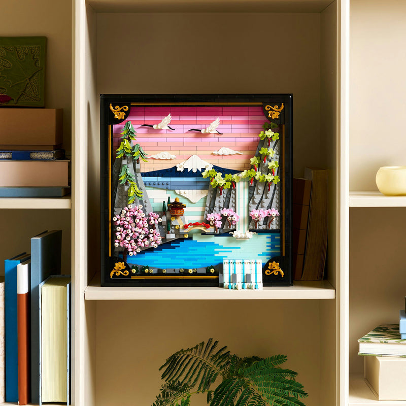 Chargez l'image dans la visionneuse de la galerie, Lego art - landschap met japanse kersenbloesems constructiespeelgoed (31218)
