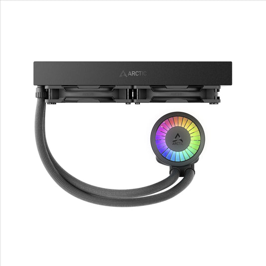 Arctic liquid freezer iii pro 280 a-rgb waterkoeling (zwart, 4-pins pwm fan-connector)