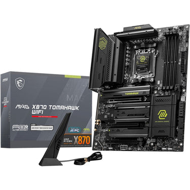 Msi mag x870 tomahawk wifi socket am5 moederbord (raid, 5 gb-lan, wlan, bt, sound, atx)