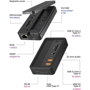 Icy box ib-dk4072m-cu31 dockingstation