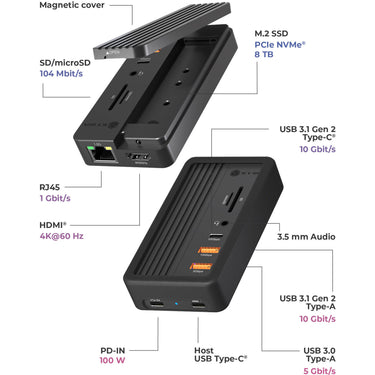 Icy box ib-dk4072m-cu31 dockingstation