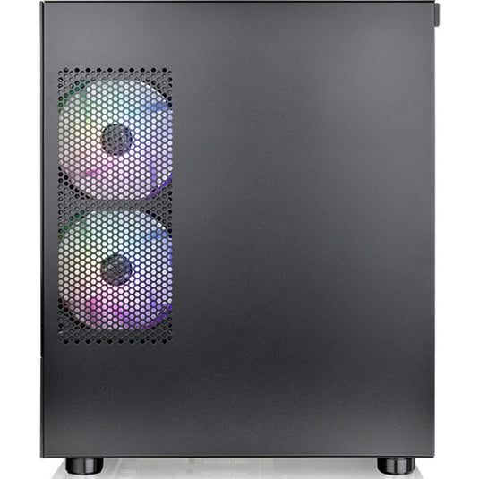Thermaltake view 170 tg argb mini tower behuizing (zwart | 2x usb-a | rgb | tempered glass)