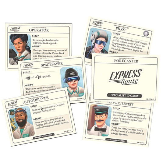 European player network express route bordspel (engels, 1 - 4 spelers, 60 minuten, vanaf 10 jaar)