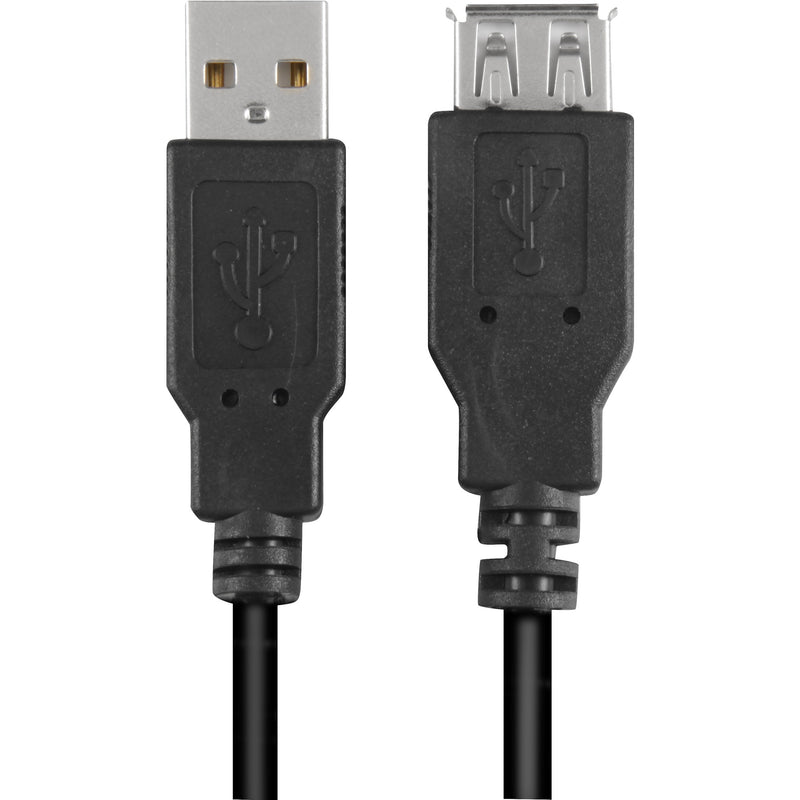 Load image into Gallery viewer, Sharkoon usb 2.0 verlengkabel (zwart, 2 meter, dubbele afscherming)
