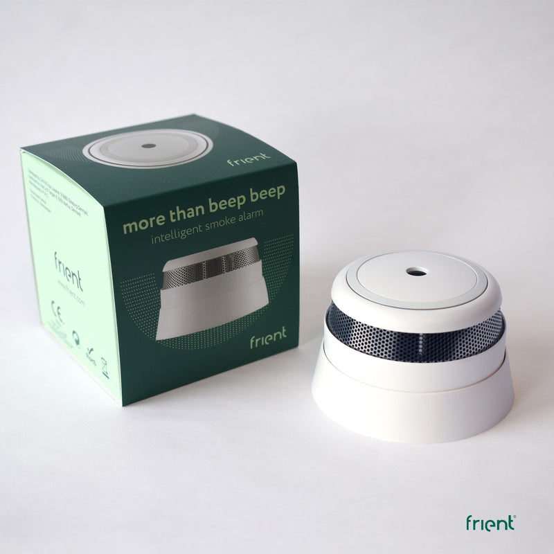 Load image into Gallery viewer, Frient intelligent smoke alarm melder (wit, zigbee 3.0)

