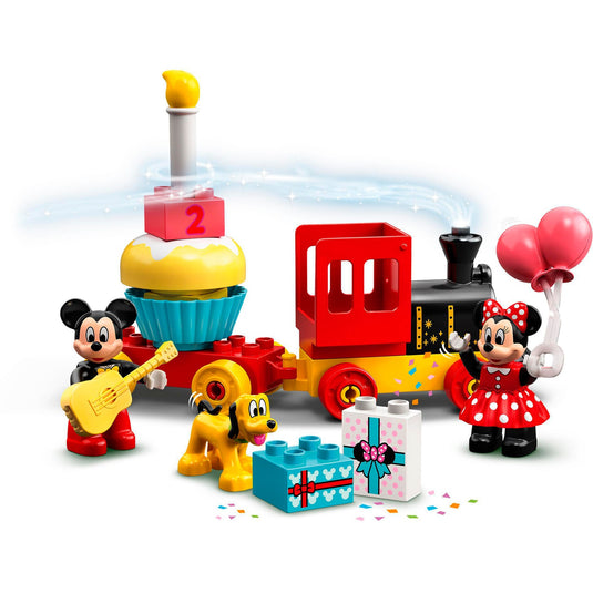 Lego duplo disney mickey minnie verjaardagstrein, bouwbaar speelgoed voor peuters 10941