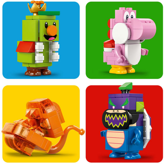 Lego super mario 72042 prins florian en kasteel bowser