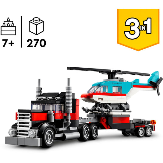 Lego creator 31146 truck met helikopter