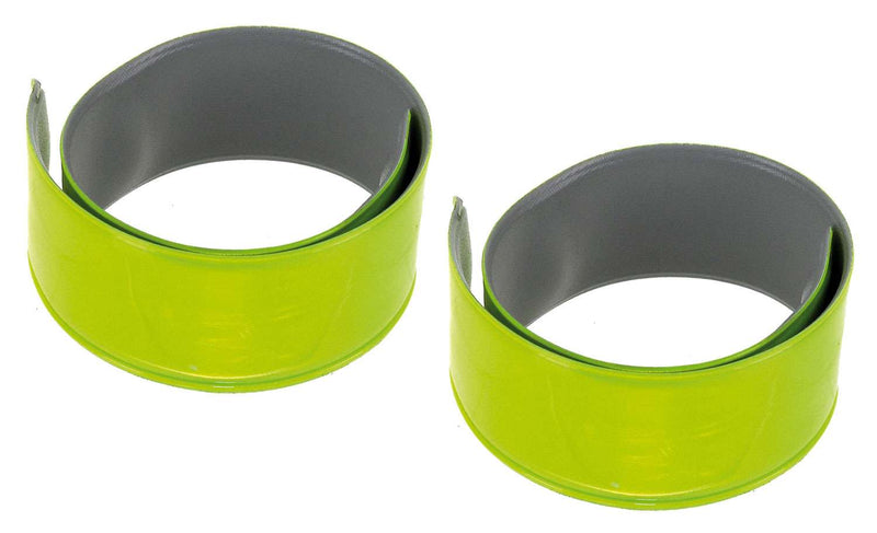 Load image into Gallery viewer, Messingschlager m-wave reflector snapwrap armen en benen geel (2st)
