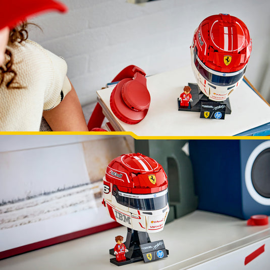 Lego editions scuderia ferrari hp helm van charles leclerc - 43014