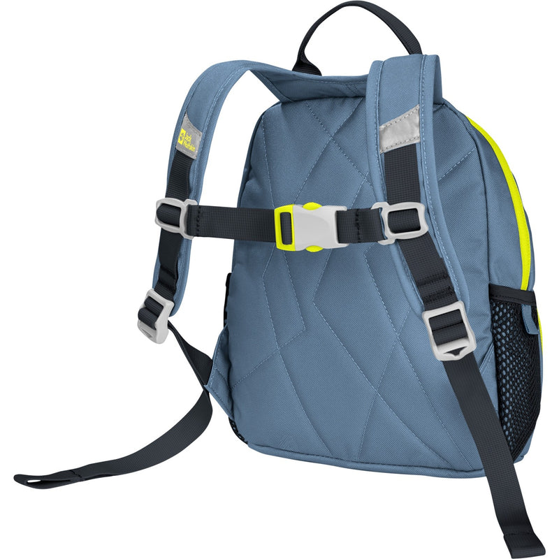 Load image into Gallery viewer, Jack wolfskin buttercup rugzak (blauw neongeel, 4,5 liter)
