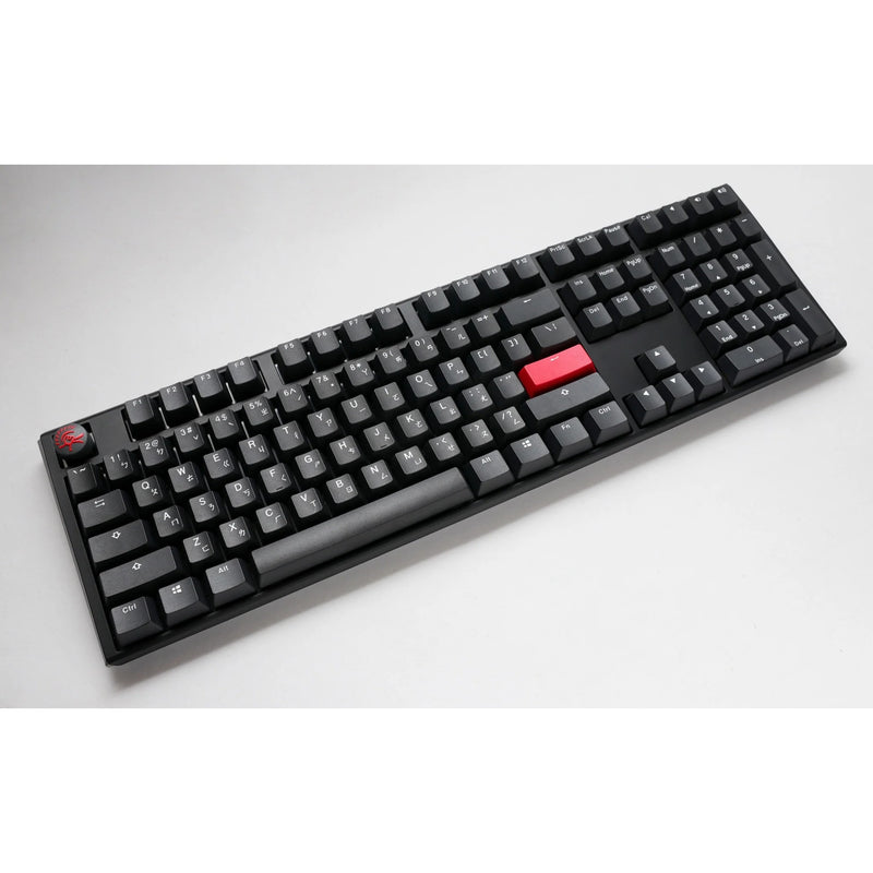 Load image into Gallery viewer, Ducky one 3 carbon black mechanisch toetsenbord (carbon, us lay-out (qwerty), cherry mx brown, 100%, pbt double shot, hot swap)
