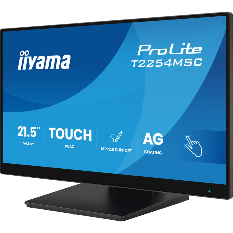 Load image into Gallery viewer, Iiyama prolite t2254msc-b2ag 21.5 touchscreen monitor (zwart, hdmi, displayport, vga, 2x usb-a, usb-b)
