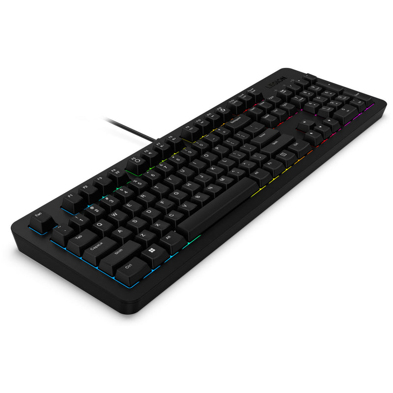 Chargez l'image dans la visionneuse de la galerie, Lenovo legion k310 rgb gaming toetsenbord (zwart, us lay-out (qwerty), membraan, 100%, membraan switch, rgb, usb)
