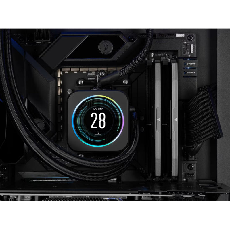 Afbeelding laden in galerijviewer, Corsair vengeance 32 gb ddr5-6000 (2x 16 gb) werkgeheugen (zwart, cmk32gx5m2d6000z38, xmp, expo)
