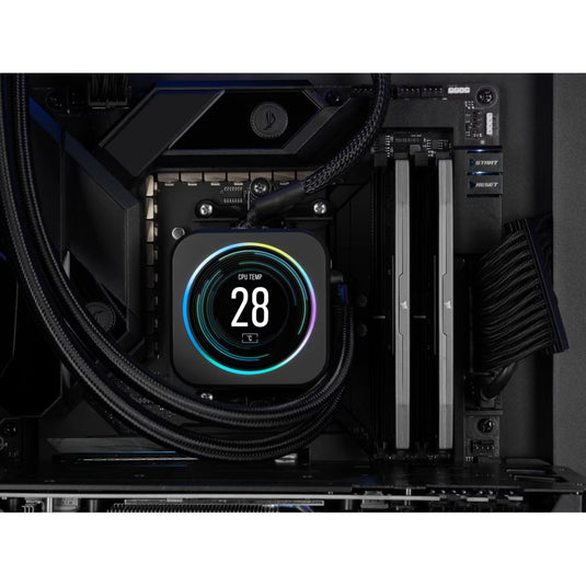 Corsair vengeance 32 gb ddr5-6000 (2x 16 gb) werkgeheugen (zwart, cmk32gx5m2d6000z38, xmp, expo)