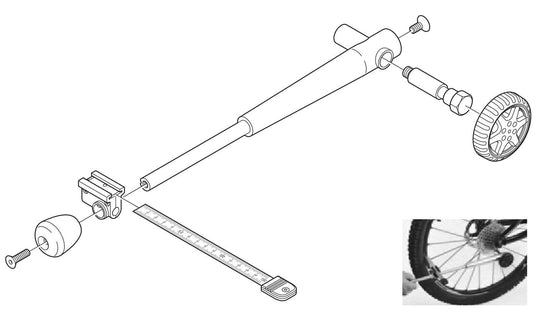 Shimano tl-rd11 rear dropout alignment tool